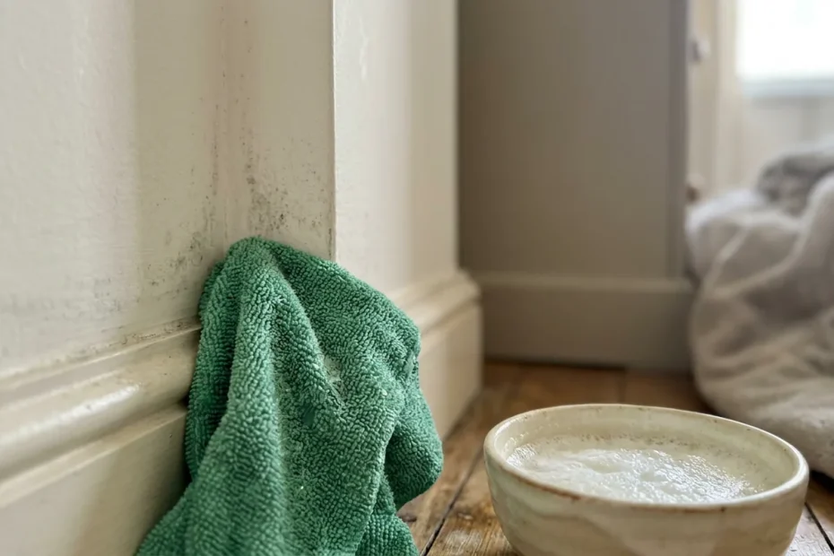 Addio muffa sui muri: il trucco del panno caldo che usavano le nonne