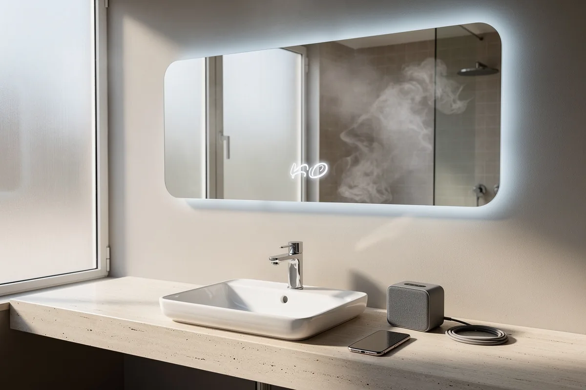 Lo specchio del bagno che ascolta tutto: l’errore che molti fanno senza accorgersene